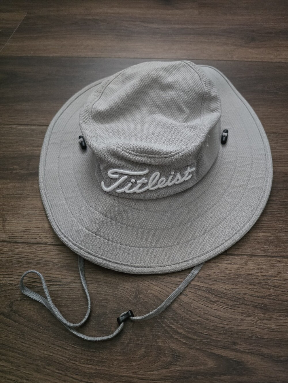 Titleist x FootJoy FJ Pro V1 Aussie Tour Golf Sun Bucket Hat Gray Wide Brim